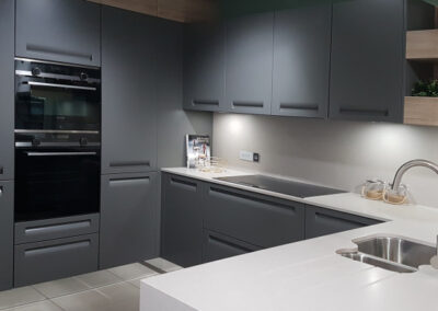 Grey and White Kitchen